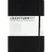 Notizbuch Medium A5 kariert schwarz