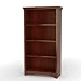South Shore 7356767 Country-Style 4-Shelf Bookcase, Cherry