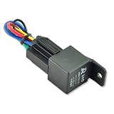 Car Auto Truck Relay & Socket SPDT 12V 12 Volt DC 40A AMP 5Pin 