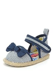 Bow Espadrille Pram Shoes