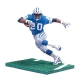 NFL Legends Figure: Barry Sanders Detroit Lions Blue Jersey - B0...