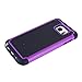 Fulland Hybrid Shockproof Rubber Hard Case for Samsung Galaxy Note 5 - Purple