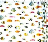 Produkt-Bild: HAB & GUT (DV045) Duschvorhang mit bunten Fischen 180 x 180 inkl. Haken