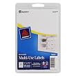 Avery Consumer Products Products - Removable Multipurpose Label, 1-3/4x1/2, 840/PK, White - Sold as 1 PK - Self-adhesive labels are perfect for addressing, identifying, updating, organizing and price marking. Labels stick, stay and remove cleanly for easy updates. Multipurpose labels adhere to smooth surfaces including paper, cardboard, plastic, wood, glass and metal. Labels come on a 4 x 6 sheet size. Write on or print using your laser or inkjet printer.