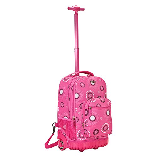 Rockland Luggage 19 Inch Rolling Backpack Printed