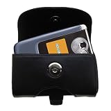 Horizontal Leather Case with Belt Clip/Loop for the Motorola A910