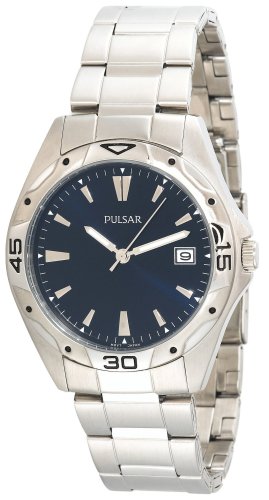 Pulsar Men's PXH455 Sport Silver-Tone Stainless Steel Watch