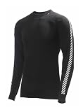 Helly Hansen Lifa Dry Stripe Crew - Black Small