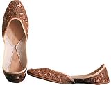 Beaded & Sequin Indian Khussa Belly Dance Shoes for Women Handcrafted Casual Footwear