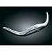 Kuryakyn 1371 Deluxe Windshield Trim with Interchangeable Zombie or Maltese Cross Emblem For Harley-Davidson Road Glide