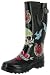 Chooka Women's Tattoo City Rainboot,Black,9 M