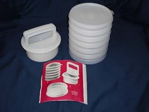 hamburger patty freezer containers