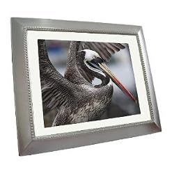 Opteka 10.4-Inch Metal Digital Picture Frame with 1GB Built-In Memory (Silver) With Bonus LCD Cleaning Kit
