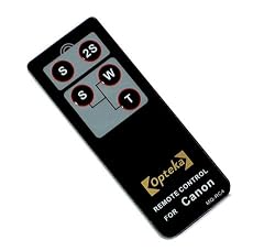 Opteka RC-4 Wireless Remote Control for Canon EOS Digital Rebel XT, XTi, XSi, T1i, T2i, 60D, 7D and 5D Mark II Digital SLR Cameras