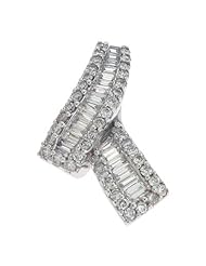 14K White Gold 0.71cttw Round Diamond Pendant