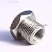 Stainless Solvent Trap 1/2-28 3/4-16 Thread Oil Filter Adapter
