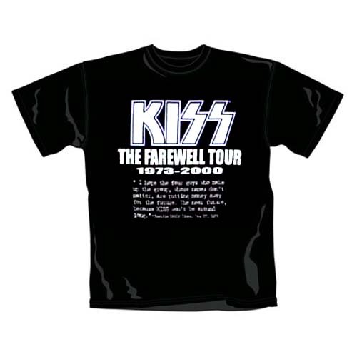 Kiss – T-Shirt Farewell Tour (in XL)