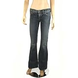 1921 Jeans Flare Leg Medium Wash Flap Pocket Denim Flare jeans medium indigo denim LS031-AIME by 1921 Jeans