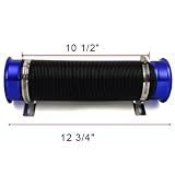 Competitive High Quality Kit 3 Inch Multi Flexible Turbo Cold Air Intake Inlet Pipe... by Astra Security