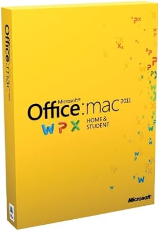 Office Mac Home and Student 2011 - Family Pack (3 Licenses)