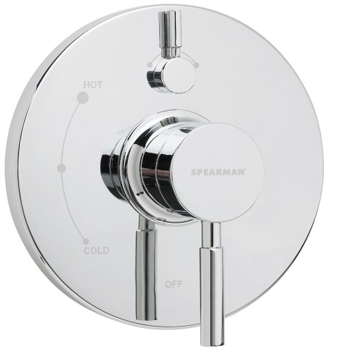 Speakman SM-1400-P Neo Pressure Balance Shower Valve and Trim with Diverter, Polished Chrome