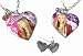 Disney Hannah Montana Heart Locket Charm Necklace ~ YOU CHOOSE PURPLE OR PINK LOCKET!