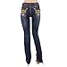 Sexy Couture Women's S98-PS Mid Rise Bootcut Jeans