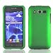 Cricket Huawei Mercury Accessory - Green Designer Rubberized Hard Case Protective Snap On Cover + SportDroid Transparent/Clear Decal