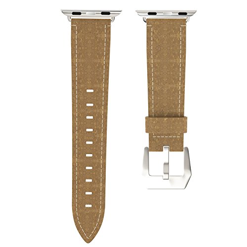 Apple Watch Band Series 1 Series 2, MoKo Soft Silicone Replacement Sports Band with Watch Lugs for 42mm Apple Watch 2015 & 2016 All Models, FM BROWN (Not Fit Apple Watch 38mm Versions) Apple Watch Band Series 1 Series 2, MoKo Soft Silicone Replacement Sports Band with Watch Lugs for 42mm Apple Watch 2015 & 2016 All Models, FM BROWN (Not Fit Apple Watch 38mm Versions)