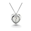 Stainless Steel Secret Heart Necklace on 16" Ladies Anchor Chain
