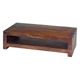 Dakota Mango Coffee Table with Shelf Finish: Dark Mango