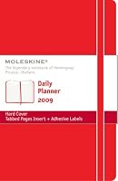 Moleskine Daily Planner 12 Months Hard Red Cover Large