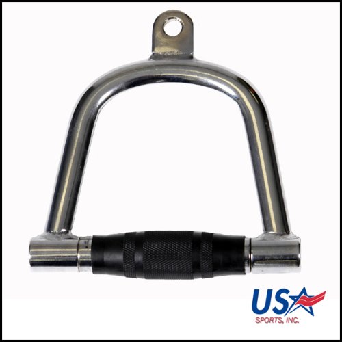 Single Cable Grip Attachment with Rubber Grip