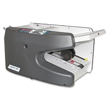 Martin Yale Electronic Ease-of-Use AutoFolder, Handles Paper Weight from 16 Pound Bond to 70 Pound Index, Charcoal (PRE1711)