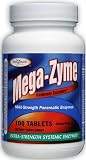 Mega-Zyme ( 100 Tabs ) ( Helps break down foods with 10 times the strength )