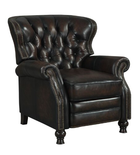 New Creations 2100 Hyde Park 100-Percent Top Grain Hand Rubbed Leather Recliner