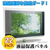MOTION 液晶テレビ保護パネル 22インチ用 グレア加工 テレビガード 保護プロテクター ITG-22G
