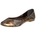 Steve Madden Women's Kobraa Ballerina Flat,Metal Multi,7 M US
