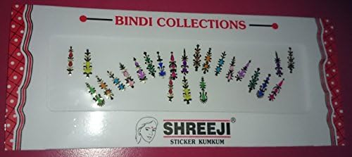 Indian Bollywood Crystal cut Bindi's for All Occassions - MULTICOLOR PAT:2