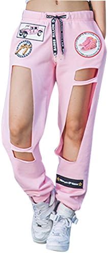 Simplifestyle Womens Sexy Broken Style Boyfriend Jeans Loose Pants Trousers