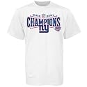 New York Giants White Super Bowl XLII Champions Determination Locker Room T-shirt
