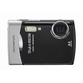 Click here to buy Olympus Stylus 850SW 8MP Digital Camera with 3x Optical Zoom (Black) by Olympus.