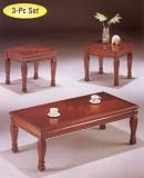 Elegant 3pc Pack Coffee/End Table Set