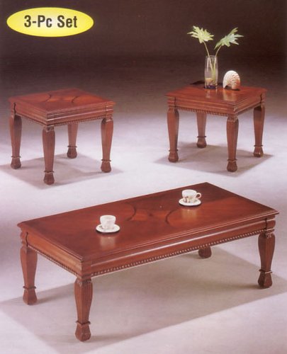Elegant 3pc Pack Coffee/End Table Set