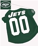 Officially Licensed by the NFL - New York Jets Dog Football Jersey - X-Large (XL)