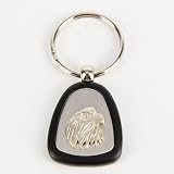 41ibY0Zty3L. SL160  Eagle Head Key Chain Keyring Keychain Silver