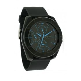 Oxbow - 4533702 - Montre Homme - Quartz Analogique - Cadran Noir - Bracelet Caoutchouc Noir