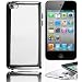 Slim Silver Chrome Mirror Snap Case Cover For APPLE iPOD TOUCH 4 4G Wi-Fi Models 8GB 32GB 64GB + FREE! 2 x Ultra Clear LCD Screen Protectors