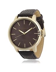 Brinley Co. Faux Leather Band Quartz Watch