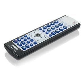 Philips SRU3004/27 Universal Big Button 4 in 1 Remote (Silver/Black)